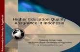 Higher Education Quality Assurance in Indonesia