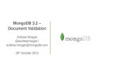 Document Validation in MongoDB 3.2