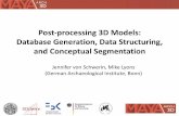 Post-processing 3D Models: Database Generation, Data Structuring ...