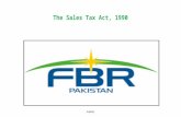 The sales tax, act 1990