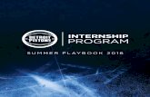 2016 Summer Internship Playbook