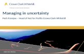 Managing in uncertainty