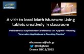 A visit to local math museum nikolaos manaras