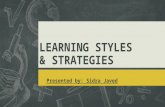 Learning style & strategies