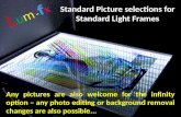 Standard picture selections for standard light frames