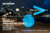 Accenture Security Services: Defending and empowering the resilient digital business