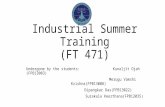 Industrial summer training at FCI