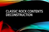 Classic rock contents deconstruction