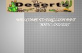 English p.p.t on desert
