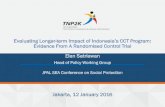 Evaluating Longer-term Impact of Indonesia's CCT Program ...