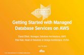 Getting Started with Managed Database Services on AWS