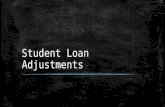 Loan adjustments