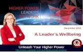 A Leader's Wellbeing