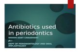 Antibiotics used in periodontics