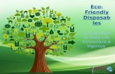 Eco-Friendly Disposables - An Easy Path to Make Life Convenient & Vigorous