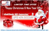 Merry Christmas and Happy New Year OFFER On eSoftTools NSF to PST Converter