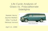 Life Cycle Analysis of Glass vs Polycarbonate Sidelights
