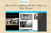 Home Surveillance Is the Need of The Times