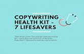 Copywriting   Health Kit - 7 Lifesavers