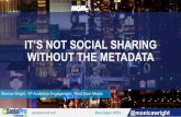 It's Not Social Sharing Without Metadata By Monica Wright