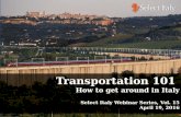 Transportation 101: Getting Around in Italy
