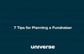 7 Tips for Planning a Fundraiser