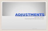 Final account adjustment