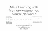 Meta learning-with-memory-augmented-neural-netowrk
