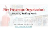 Fire Prevention Organization: Assessing Staffing Needs