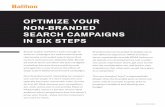 Optimize Your Non-Branded Search Campaigns in Six Steps