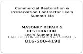 Commercial Restoration & Preservation Contractor Lee’s Summit Mo 816-500-4198