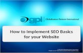 How to Implement SEO Basics for your Website