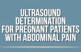 Educational Series | Ultrasound Determination for Pregnant Patients with Abdominal Pain