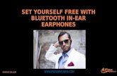 Set yourself free with these bluetooth in ear earphones