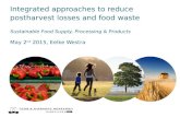 Integrated approaches to reduce postharvest losses and food