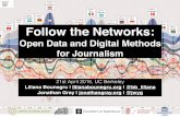 Follow the Networks: Open Data and Digital Methods for Journalism