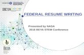 Federal Resume Writing