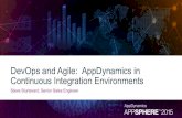 AppSphere 15 - DevOps and Agile: AppDynamics in Continuous Integration Environments