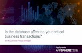 AppSphere 15 - Is the database affecting your critical business transactions?