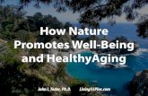 How nature contributes to well being and healthy aging