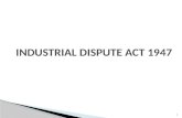 Industrial Dispute Act, 1947 {HR}