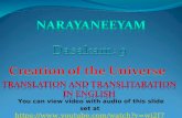 Narayaneeyam english canto 009