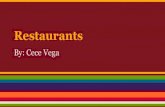 Restaurants by Cece Vega