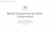 Model Comparison for Delta-Compression