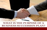What is the Purpose of a Business Succession Plan