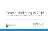 Search marketing in 2016 | Developing a Better Search Presense