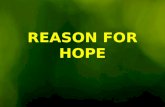 Reason for Hope