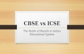 A comprehensive comparison of CBSE & ICSE Educational Boards