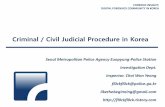 (130105) #fitalk   criminal civil judicial procedure in korea