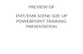 PREVIEW OF EMT/EMR SCENE SIZE UP POWERPOINT TRAININGPRESEENTATION